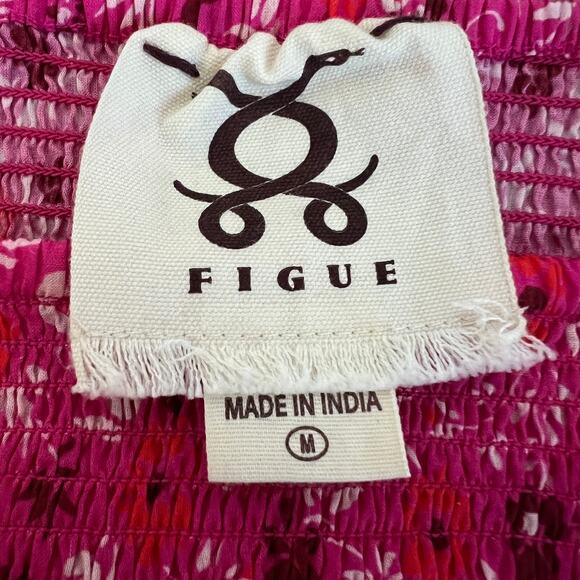 Figue Lucinda Smocked Tank Top Size M - Picture 6 of 10